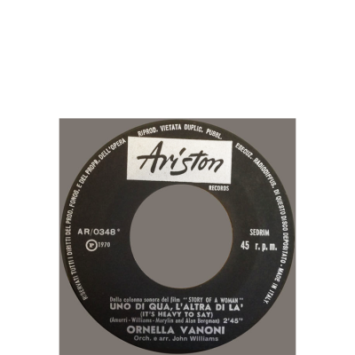 UNA DI QUA L'ALTRA DI LA - SINGLE