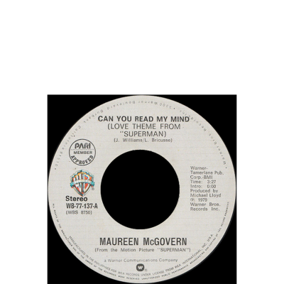 MAUREEN MCGOVERN - SINGLE 2
